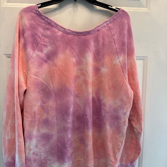 Victoria’s Secret Pink Ombre Off Shoulder Sweatshirt - Picture 3 of 3
